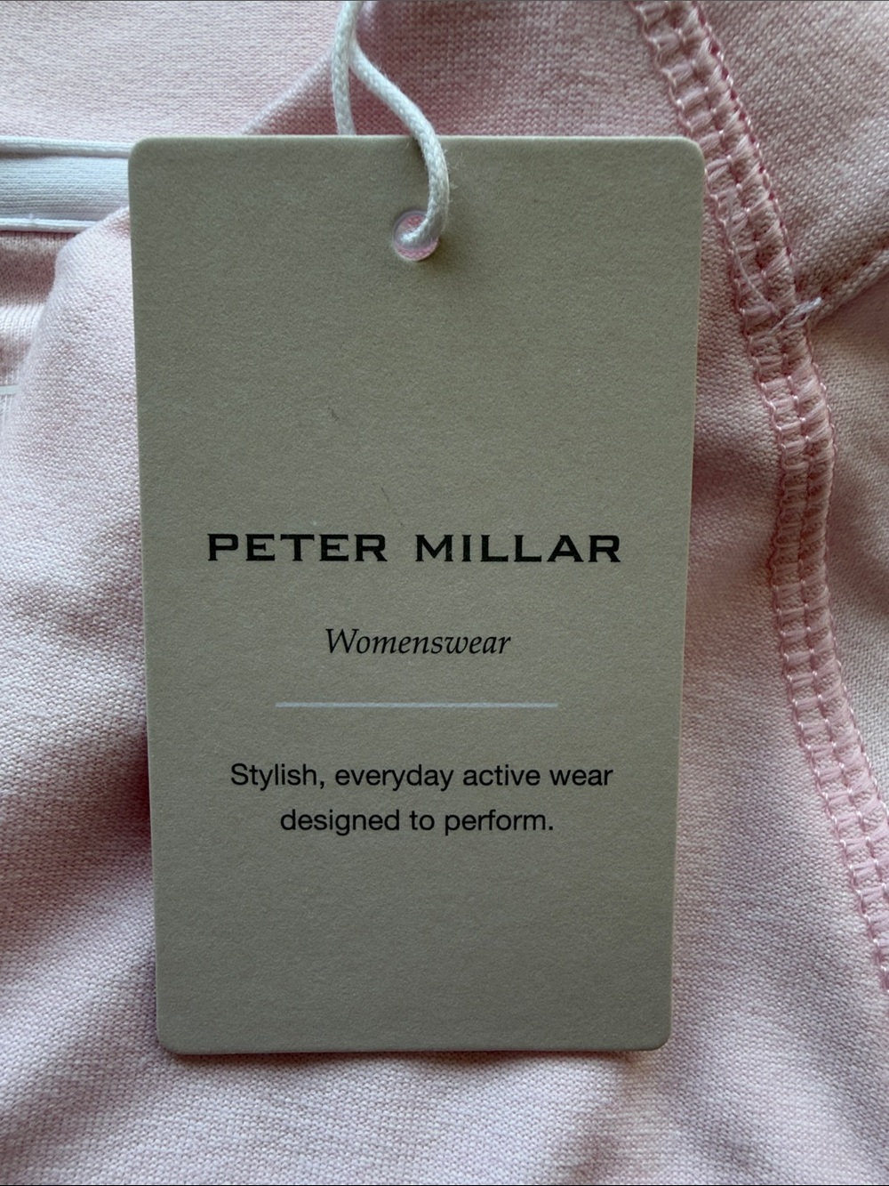 Peter Millar Pale Pink Long-Sleeve Quarter-Zip Pullover - Picture 2 of 7